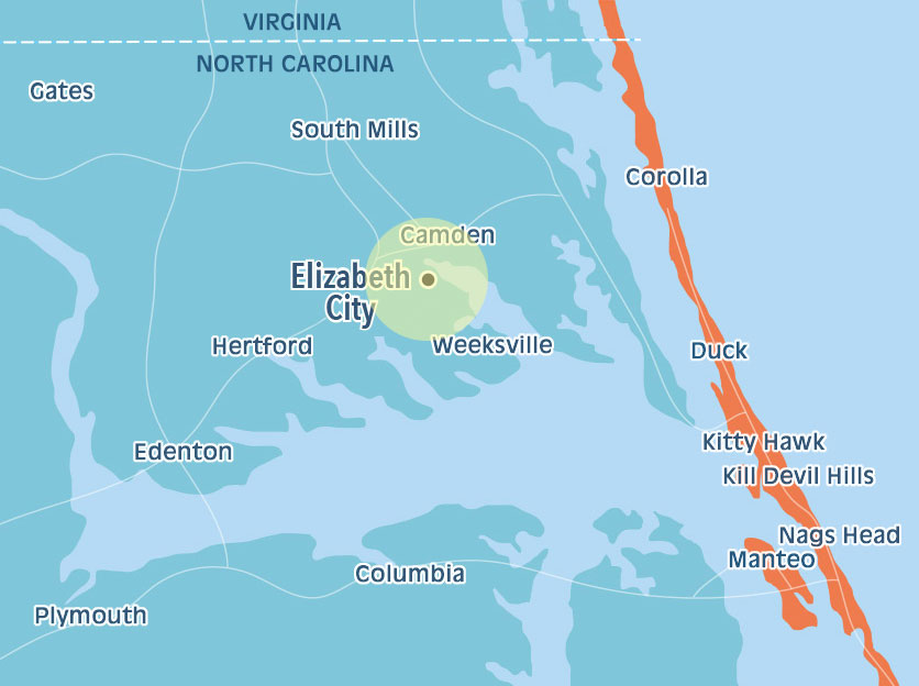 Regional Map - Elizabeth City